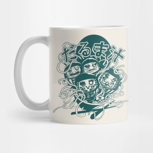 A Daruma soup (black & White version) Mug